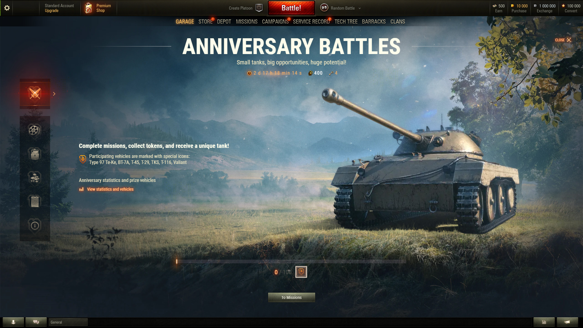World of Tanks’ 10th Anniversary Join the Celebrations! InGame