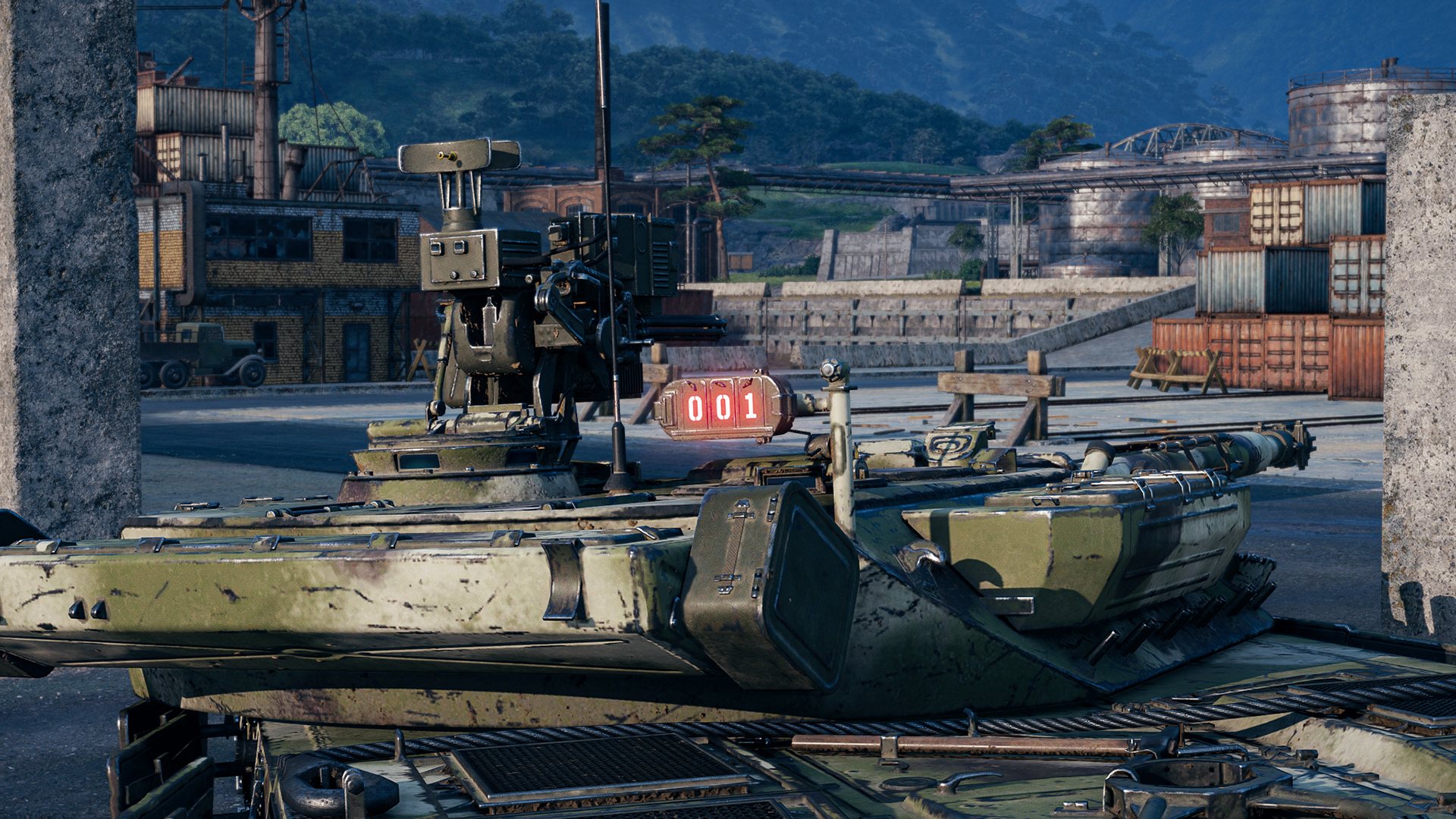 完成品 情景一号戦車のある景色 WW.II ドイツSd.Kfz.253 軽装甲観測車 I号戦車砲塔付き