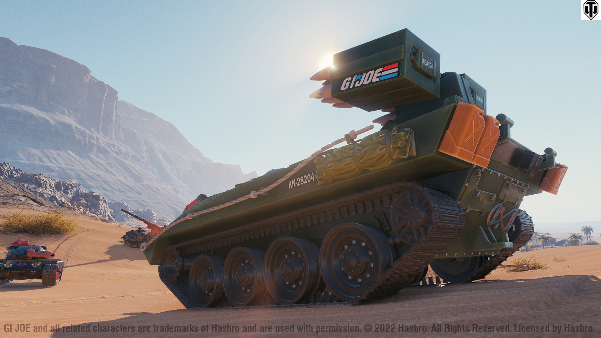 Cover Girl vs Baroness — 《J.I. JOE》と《World of Tanks》の