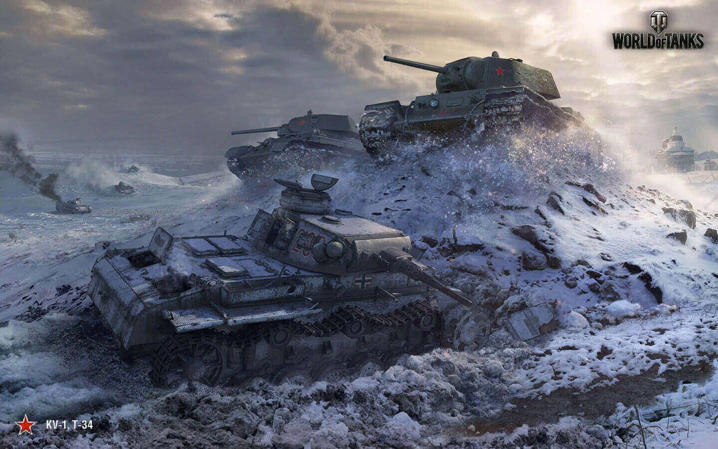 World of Tanks Soviet tank snow winter 640x960 iPhone 44S wallpaper  background picture image