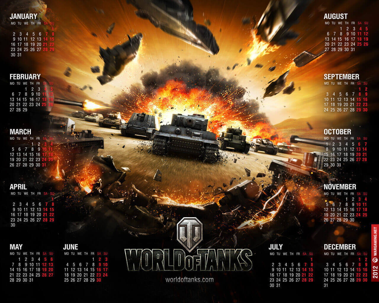 World of Tanks Calendar 1