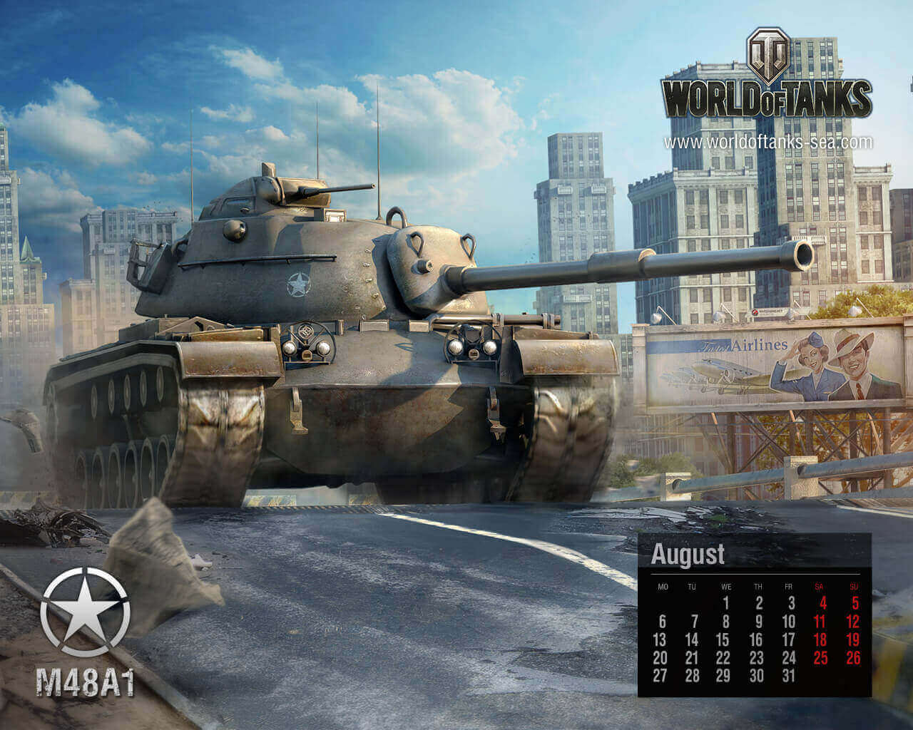 August Calendar: M48A1