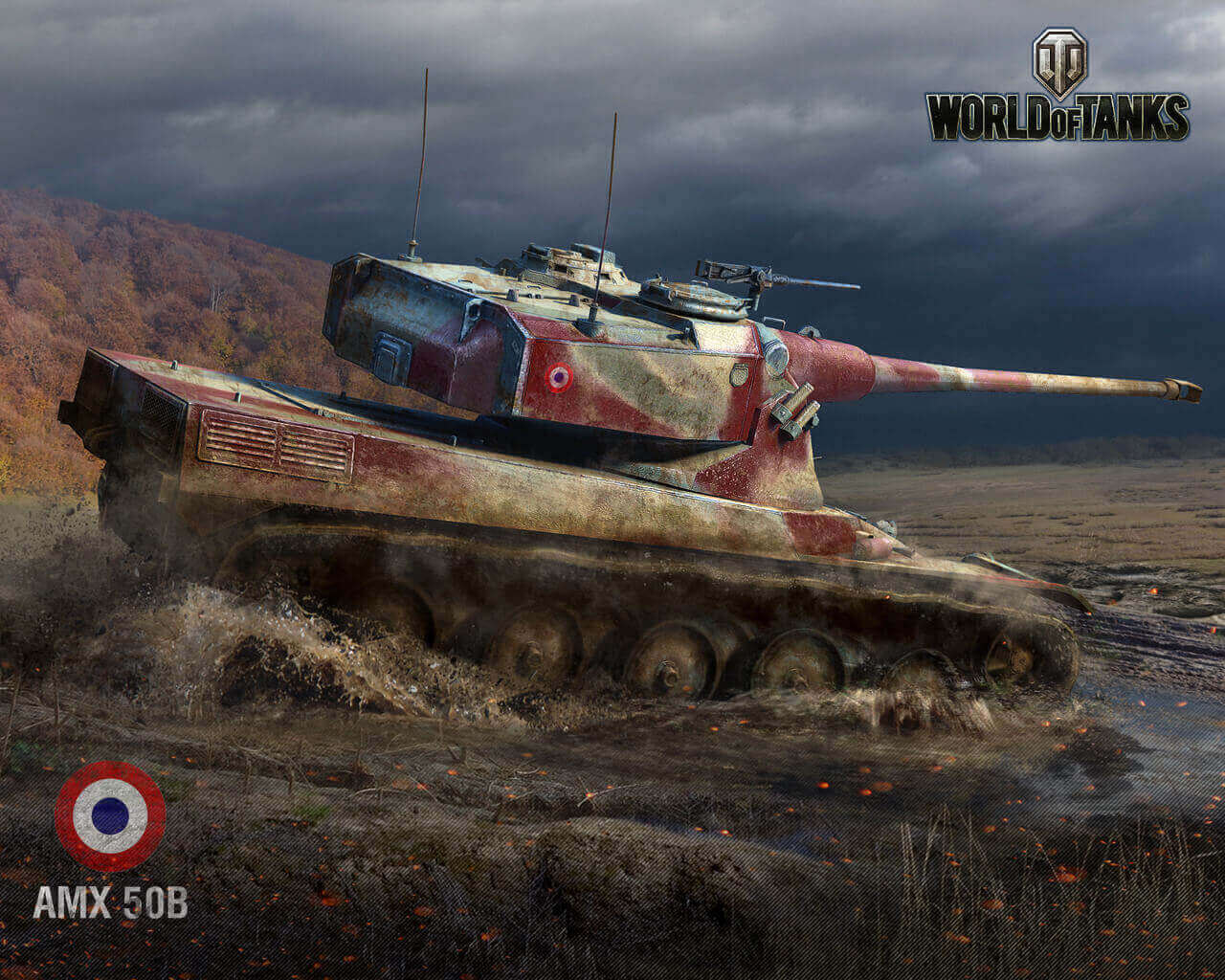 壁紙 Amx 50b 戦車 World Of Tanks メディア 最高のビデオやアートワーク